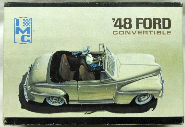 IMC 1/25 1946 / 1947 / 1948 Ford Convertible, 105-200 plastic model kit